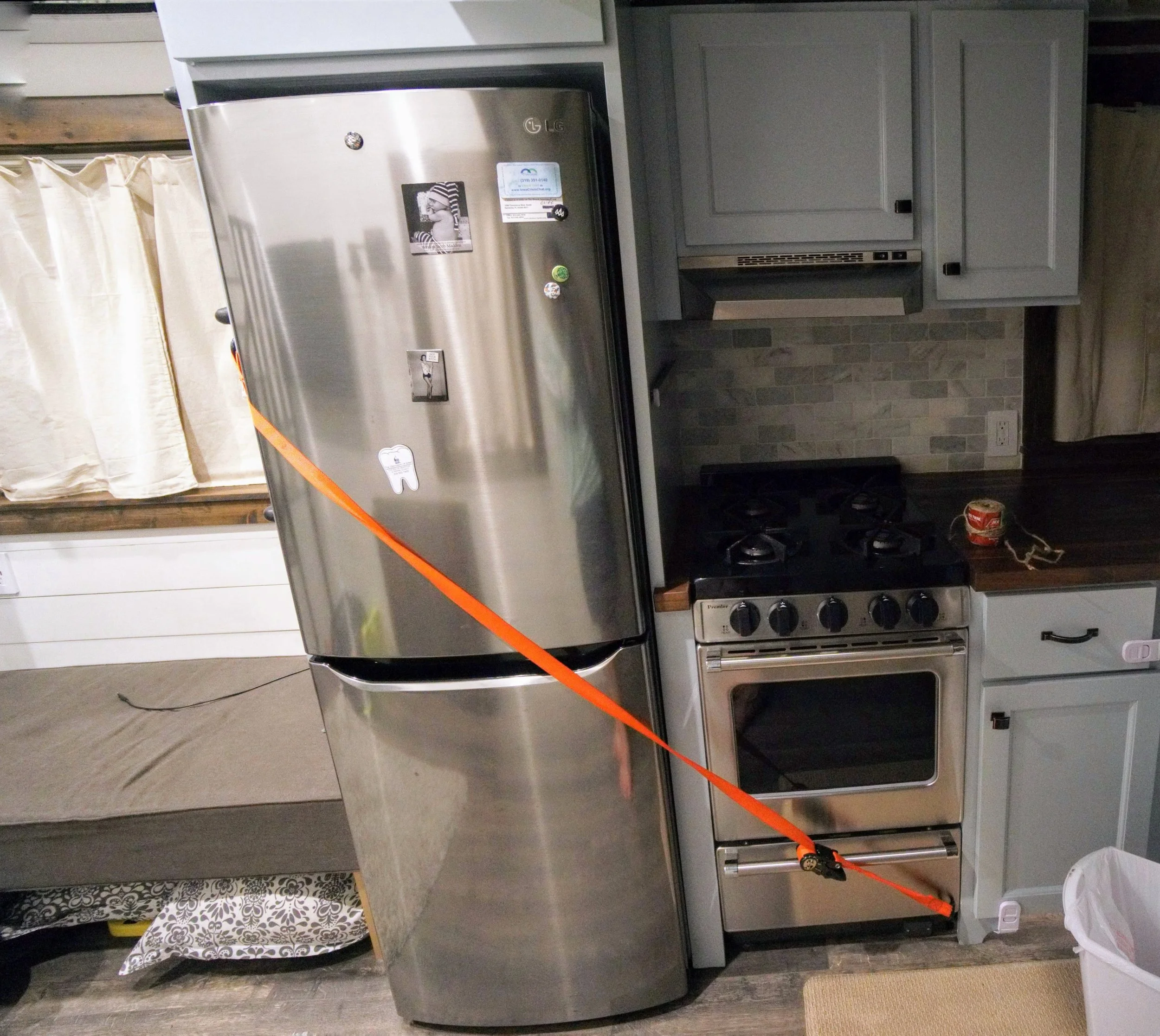 Tiny home sale fridge